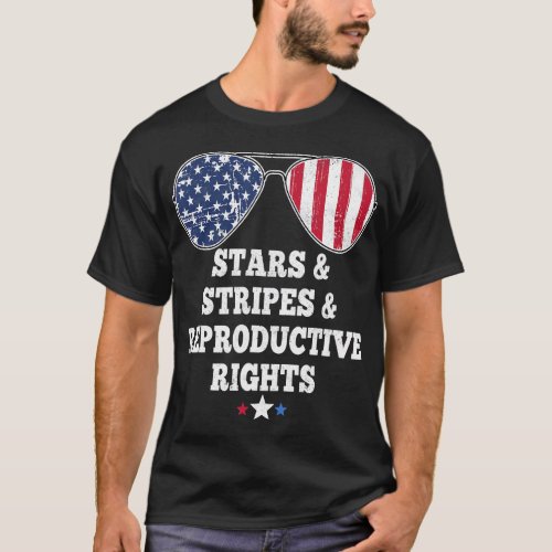 Stars Stripes Reproductive Rights American Flag 4t T_Shirt