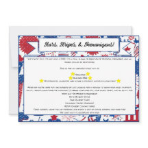 Stars, Stripes, & Shenanigans Invitation