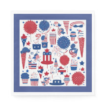 Stars, Stripes & Shenanigans Paper Napkins
