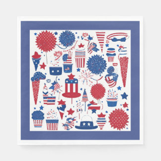 Stars, Stripes & Shenanigans Paper Napkins