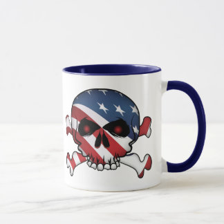Stars & Stripes Skull Mug