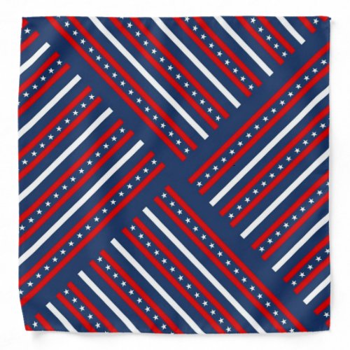 Stars  Stripes Star Patriotic Bandana