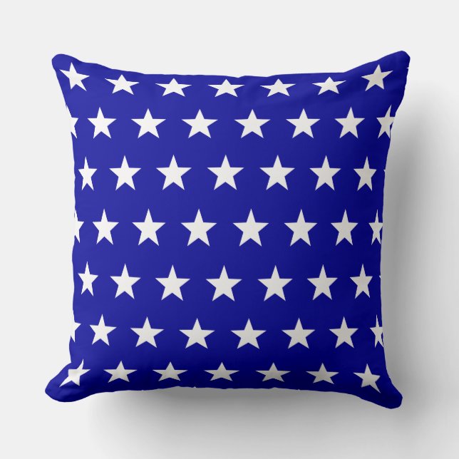 Stars & Stripes Throw Pillow (Front)
