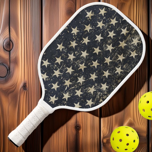 Stars & Stripes Vintage Pickleball Paddle (Creator Uploaded)