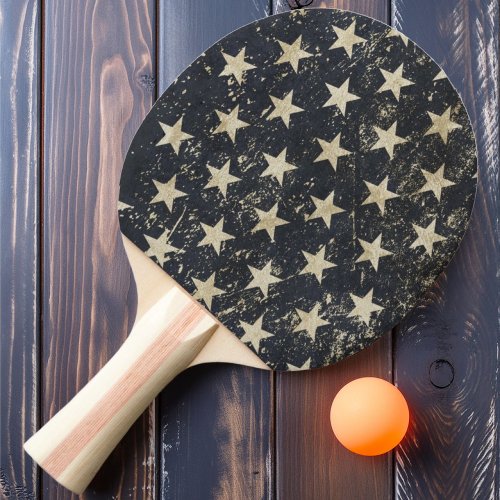 Stars  Stripes Vintage Ping Pong Paddle
