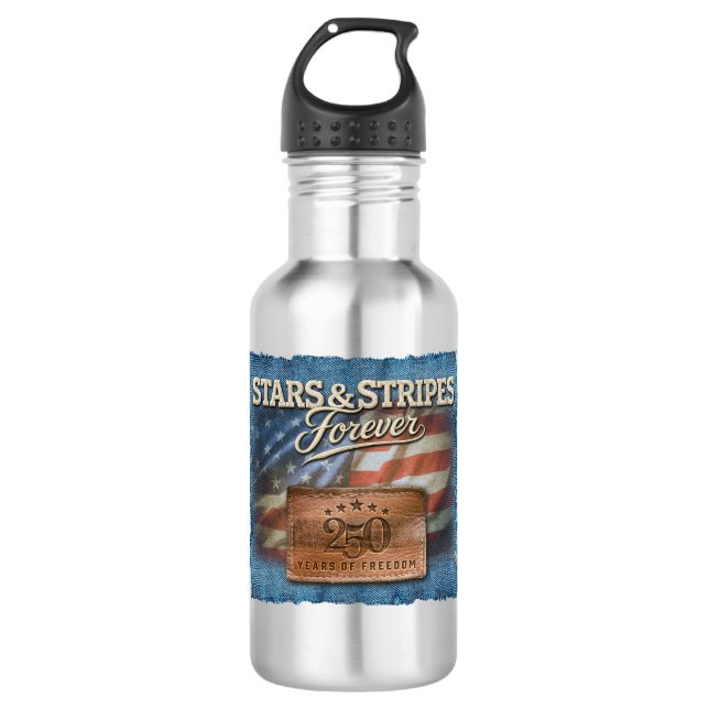 Stars & Stripes - Water Bottle (Front)
