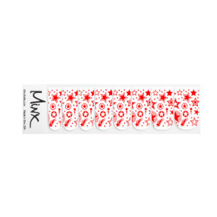 Stars Tattoos red + your ideas Minx Nail Wraps