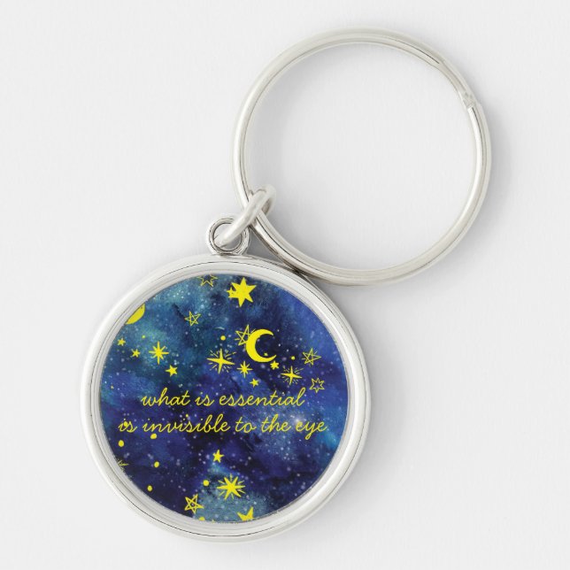 STARS the little prince QUOTE Keychain (Front)