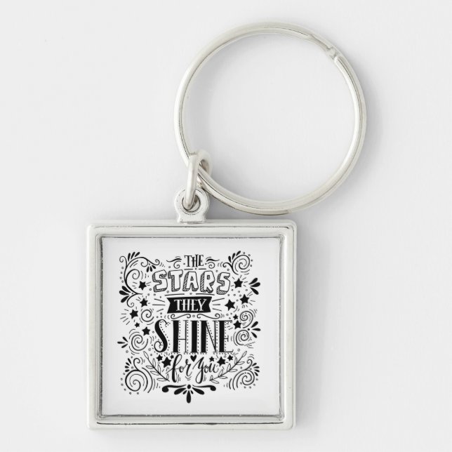 Stars They Shine For You Keychain (Front)