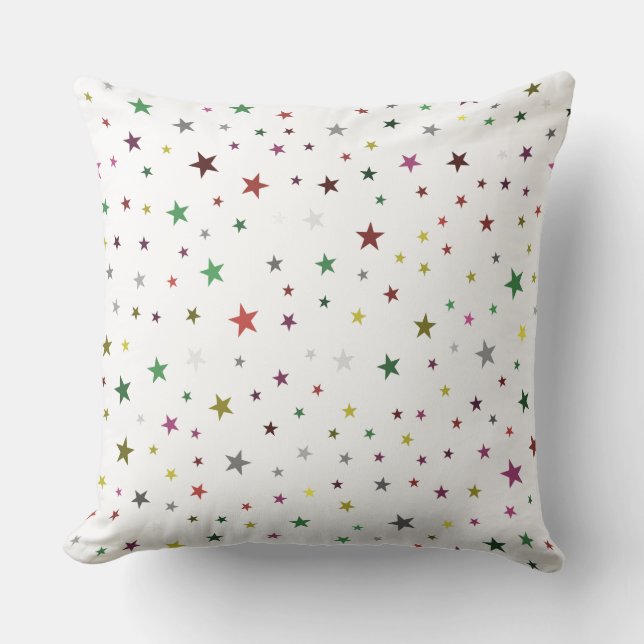 Stars  throw pillow (Front)
