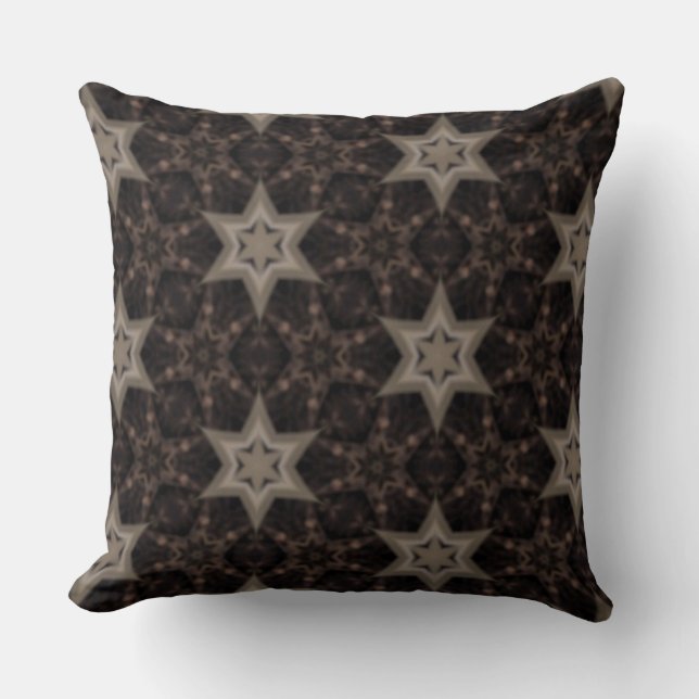 Stars Throw Pillow (Front)