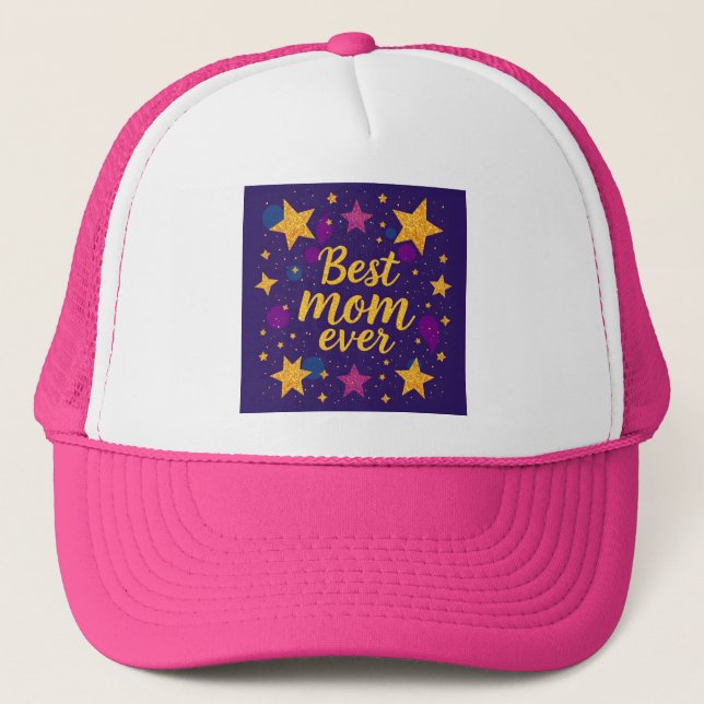 Stars Trendy Luxury Gift Collection Trucker Hat (Front)