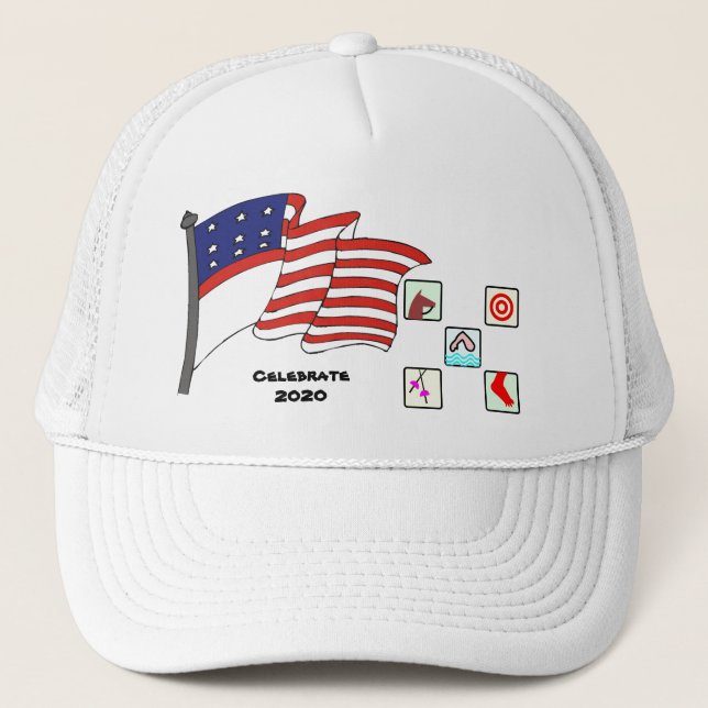 Stars - trucker hat (Front)