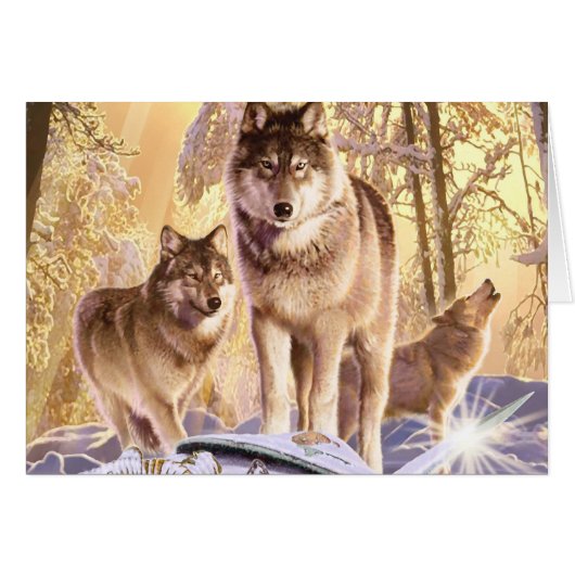 "Stars Under Snow" Cards (Front Horizontal)