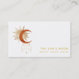 *~* Stars Universe Moon Beams Sun Rays Cosmic Business Card