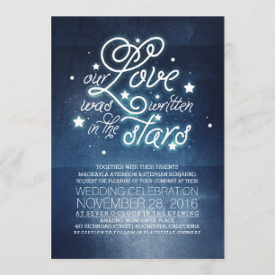 Stars Wedding Invitation