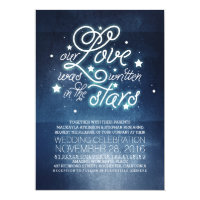 Stars Wedding Invitation