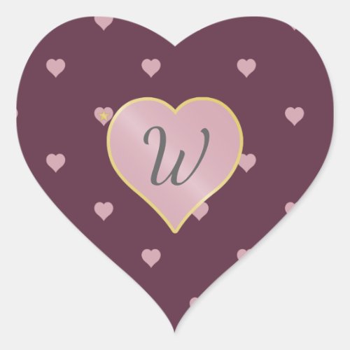 Stars Within Hearts on Port Sticker