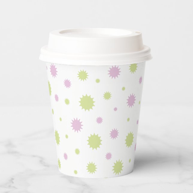 Stars. Wrapping Paper Cups (Front)