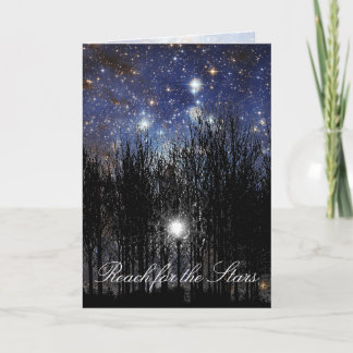 Starscape & Trees: Reach - Greeting Card