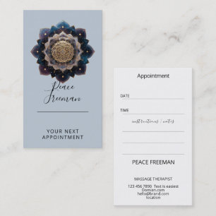 Starseed Geometry Mandala Design Business Card