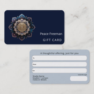 Starseed Geometry   Mandala Design Business Card