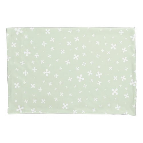 Starseeds on Mint Green  Graphic Pattern  Pillow Case
