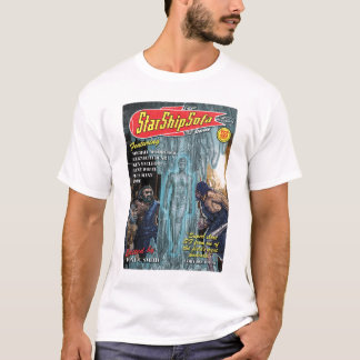 StarShipSofa Stories Cover image on White T-Shirt