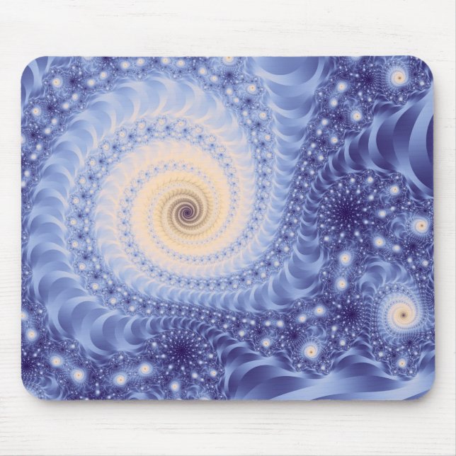 Starstorm Fine Fractal Art Mouse Pad (Front)