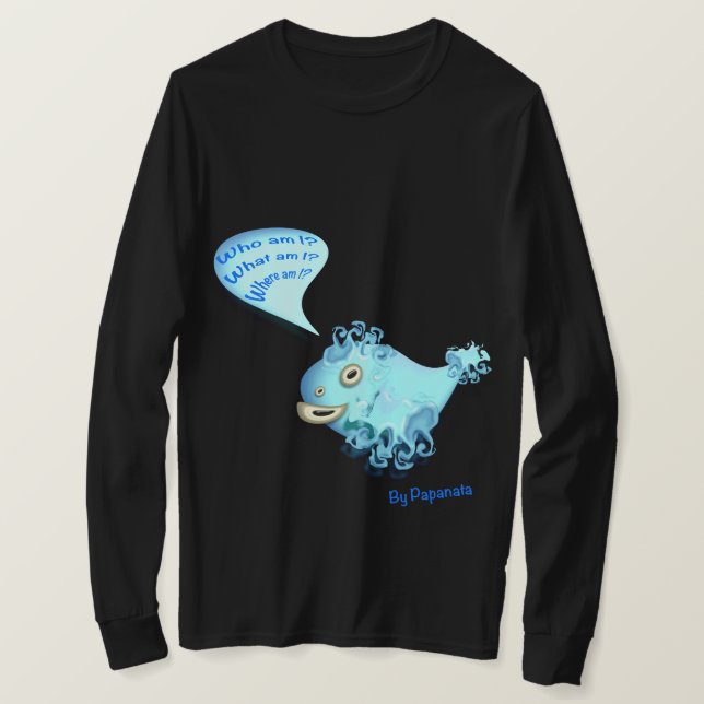 starstruck,comic,sticker,who am i,what am i , T-Sh T-Shirt (Design Front)