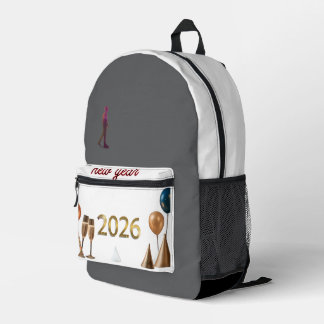 Start 2026 with style — carry the celebration with printed backpack