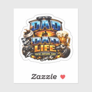 Start Dad’s day with coffee and a smile! Sticker