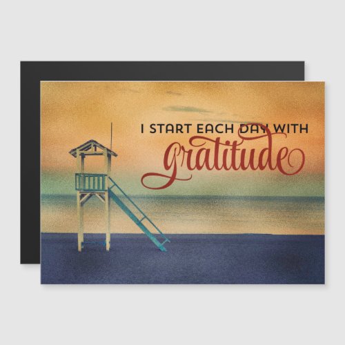 Start Each Day With Gratitude Magnetic Invitation