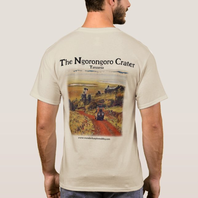 Start Exploring Today - Ngorongoro Crater T-Shirt (Back)