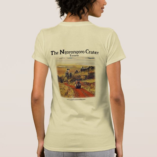 Start Exploring Today - Ngorongoro Crater T-Shirt (Back)