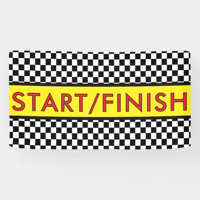 START/ finish Racing running Banner (Horizontal)