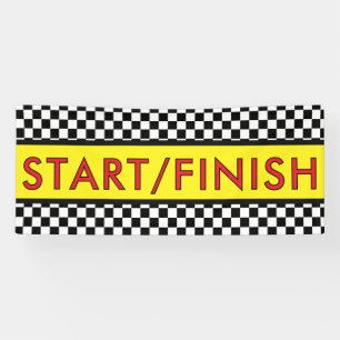 START/ finish Racing running Banner