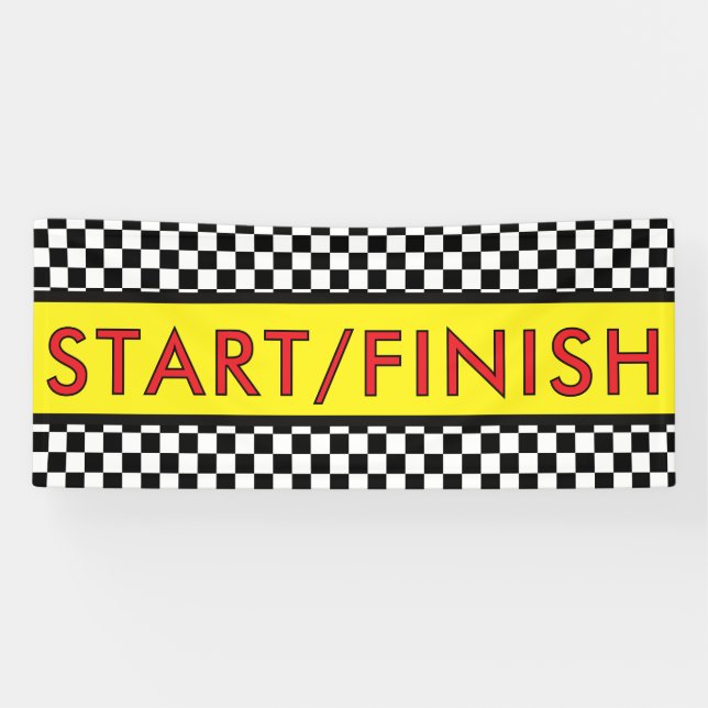 START/ finish Racing running Banner (Horizontal)