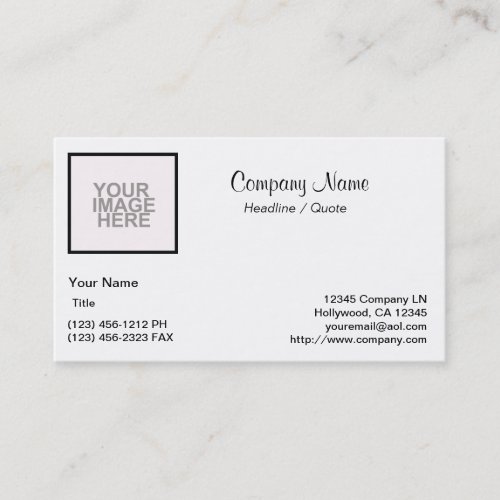 Start from Scratch! Business Card