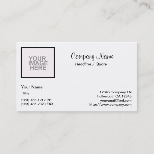Customizable Start from Scratch! Business Card
