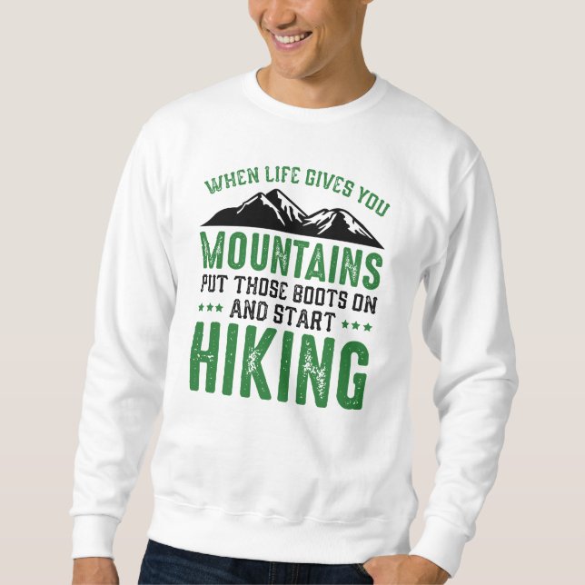 Start Hiking Sweatshirt (Front)