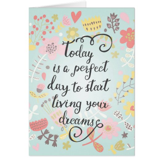 Start Living Your Dreams Cards (Front)