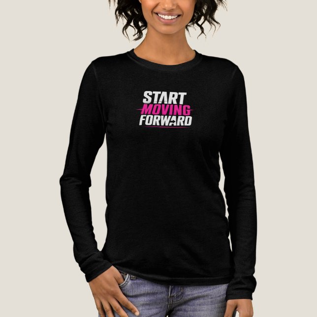 START MOVING FOWARD Tri-Blend SHIRT (Front)