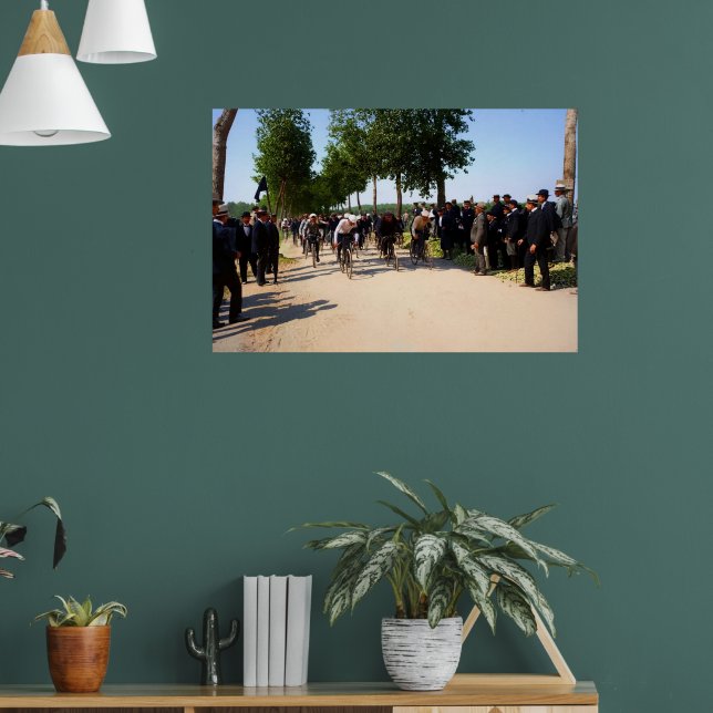 Start of The First Tour de France Circa 1903  Poster (Living Room 1)