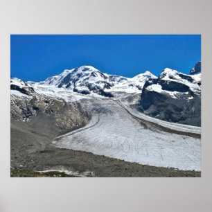 Start of the Gornergrat Glacier Poster