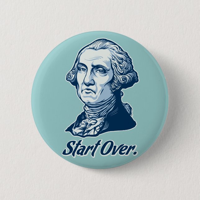 Start Over Washington Button (Front)