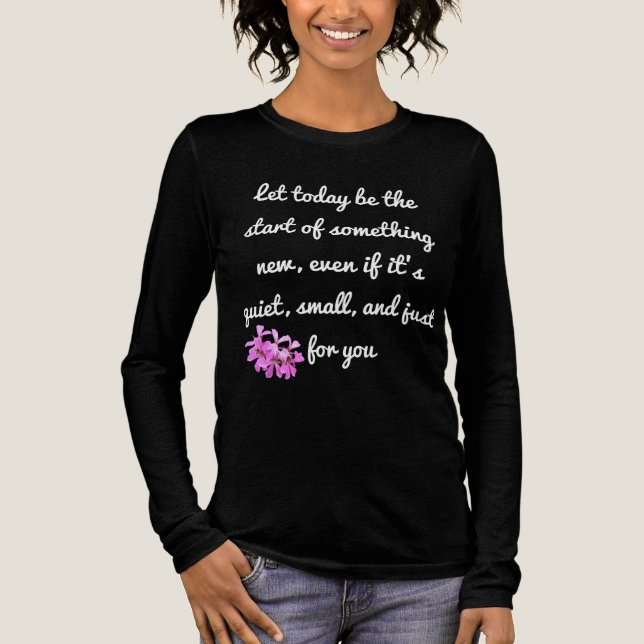 Start Something New – Motivational Shirt (Front)