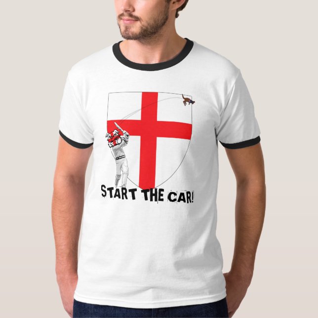 Start the car England Ashes 2009 T-Shirt (Front)