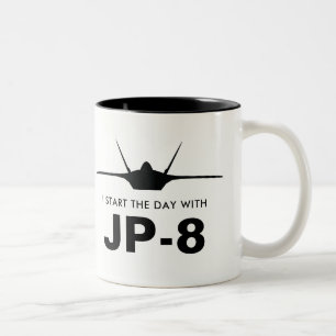 Start the Day with JP-8 Raptor F-22 Mug