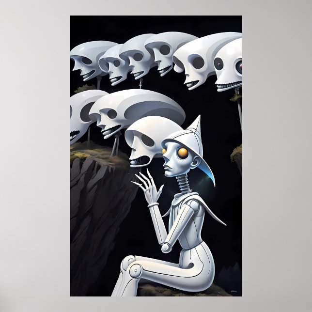 Start the Evolution Without Me Ken Gage Art Poster (Front)